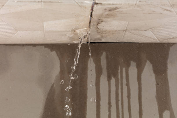 Professional Water Damage Restoration technician working in Keller, TX